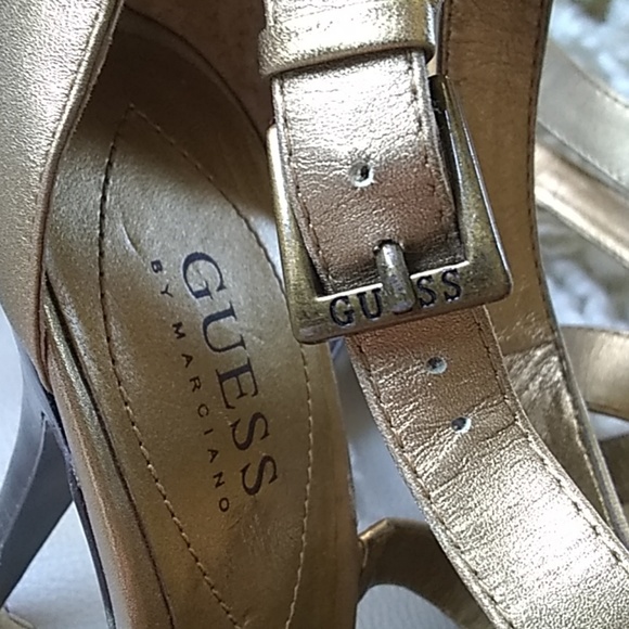 Guess Gold Stillettos - Picture 5 of 5
